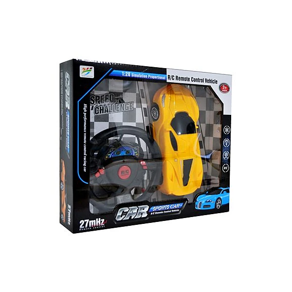 Auto a radio control en caja 30x26x7 cm