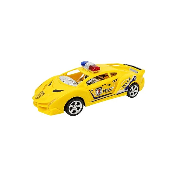 Auto policia 7.5x18x4 cm en bolsa