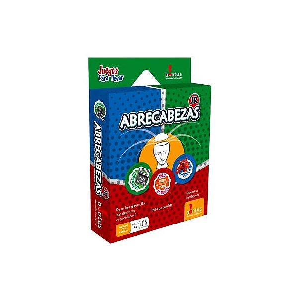 Juego de cartas abrecabezas jr en caja 13.5x18.5 cm