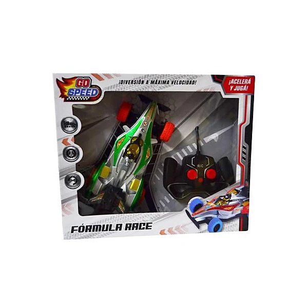 Auto formula 1 a radio control en caja 31x26x8 cm