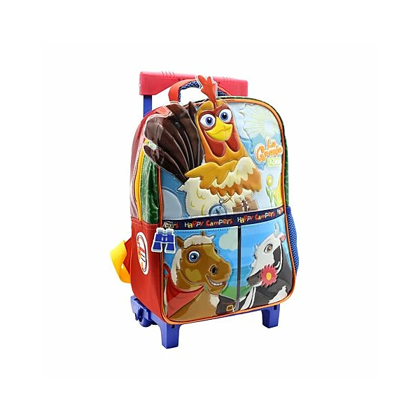 Mochila 12" con carro la granja de zenon Cresko