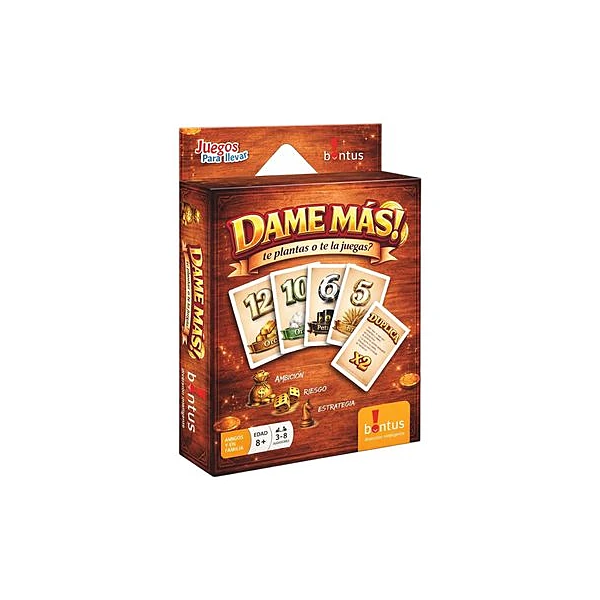 Juego de cartas dame mas bontus