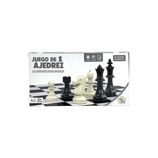 Juego de ajedrez plegable kids club en caja 19x10x3 cm