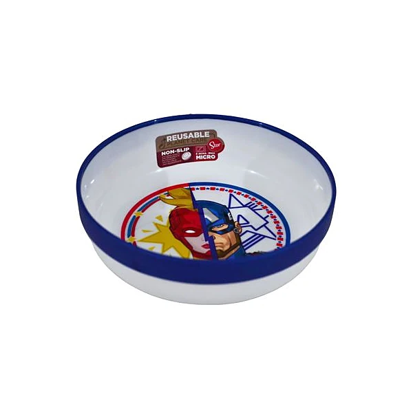 Bowl bicolor con antideslizante Avengers 15 cm wabro