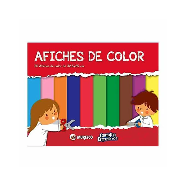 Block papel afiche color 32.5x25 cm 48h Muresco -