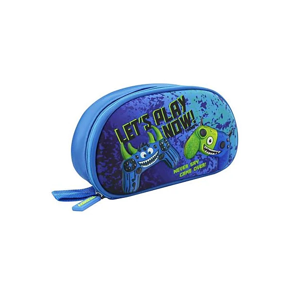 Cartuchera 1 cierre oval lets play 3d 21x11x4 cm Trendy