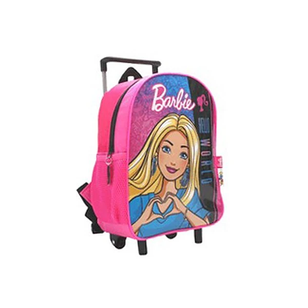 Mochila 12" con carro Barbie hello