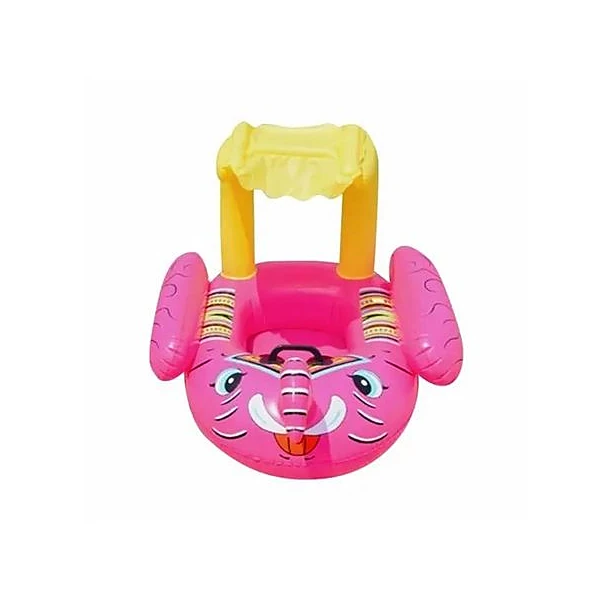 Bote elefante inflable con techo 68x76 cm