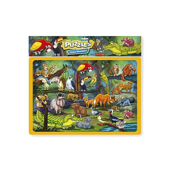 Puzzle fauna misionera Duravit 24pzs
