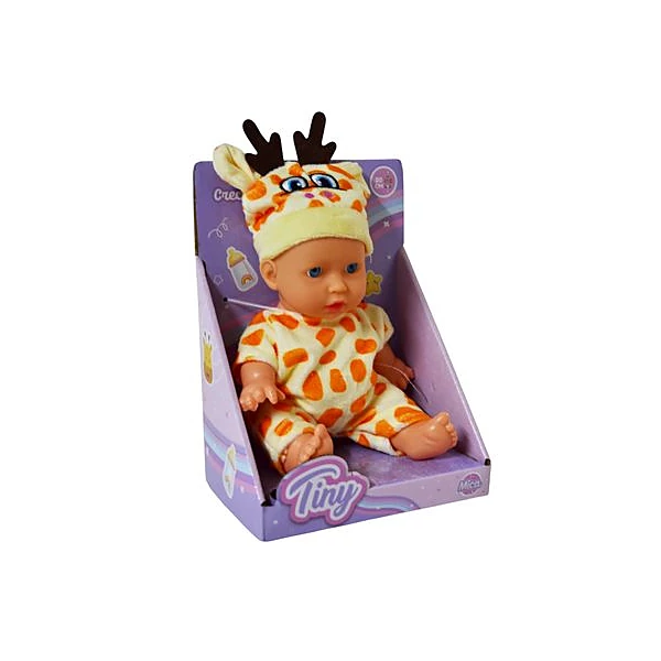 Bebé Tiny disfraz jirafa 20 cm en caja 14x19x10 cm