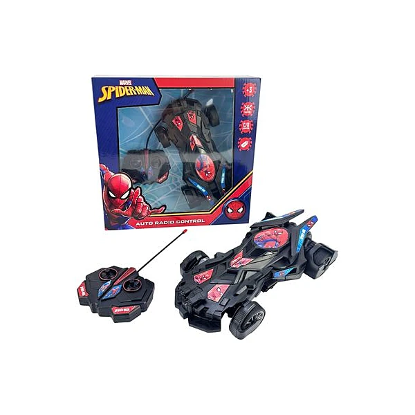 Auto a r/adio control Spiderman en caja 33x32x10 cm