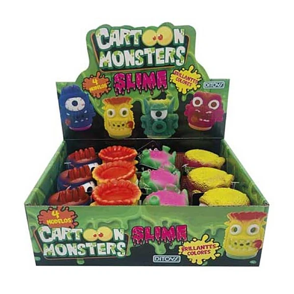 Cartoon monsters slime