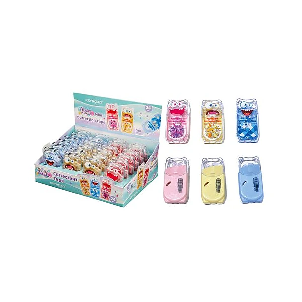 Cinta correctora fancy pastel 5mmx5 mts x1 Keyroad