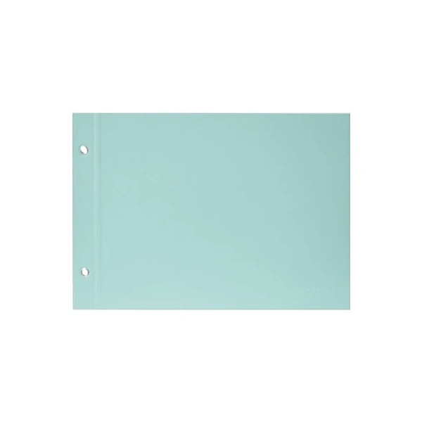 Carpeta n.° 5 dos tapas forrada pp verde pastel Ezco