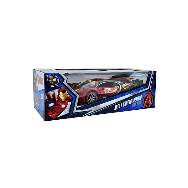 Auto a radio control iron man caja 37x17x13 cm