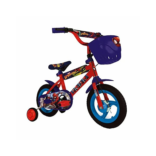 Bicicleta rodado 12 Spiderman unibike