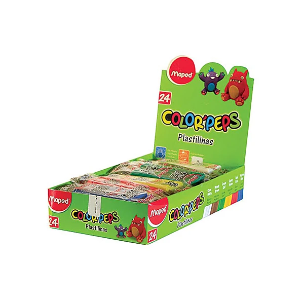 Plastilinas Maped cj.x 24 unid.20 grsazul