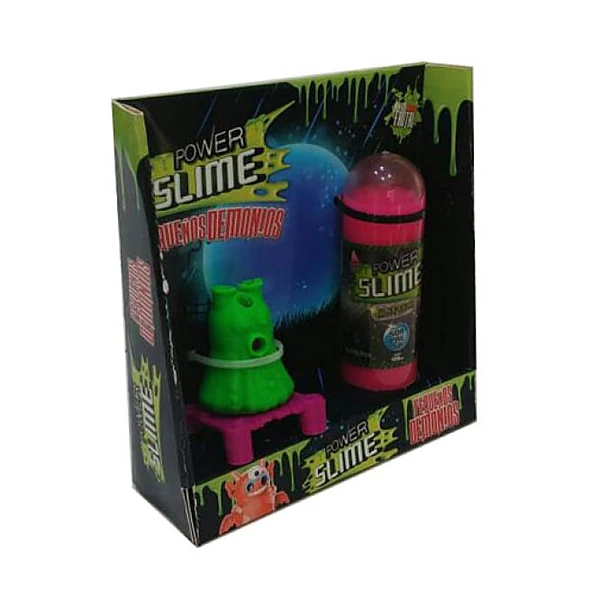 Pequeños demonios, 1 muñeco, power slime fluo