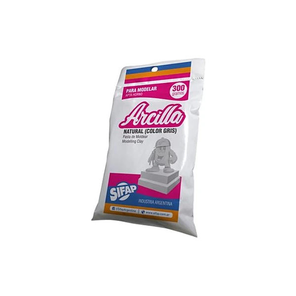 Masa para modelar de arcilla 300 g Sifap