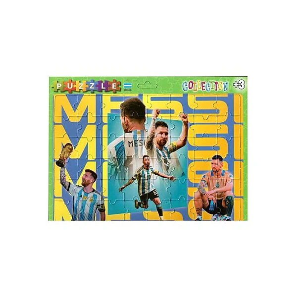 Puzzle messi 48 piezas 29x22 cm inkdrop - pms