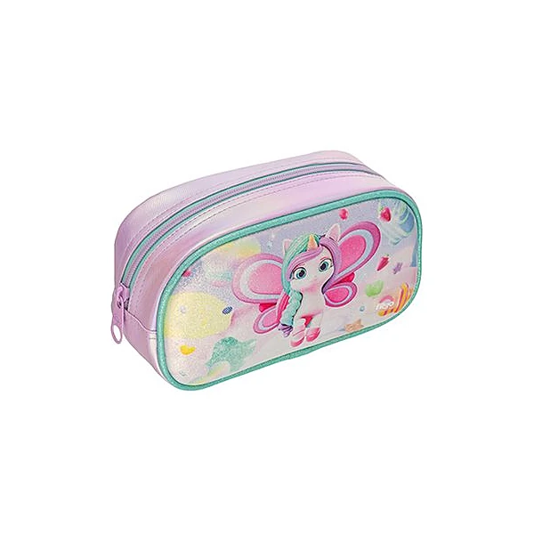 Cartuchera 1 cierre 3d pouch unicornio 21x12x6 cm Filgo