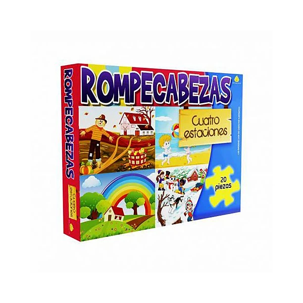 Puzzle las estaciones 20 piezas 26x19.5x4.5 cm yuyu