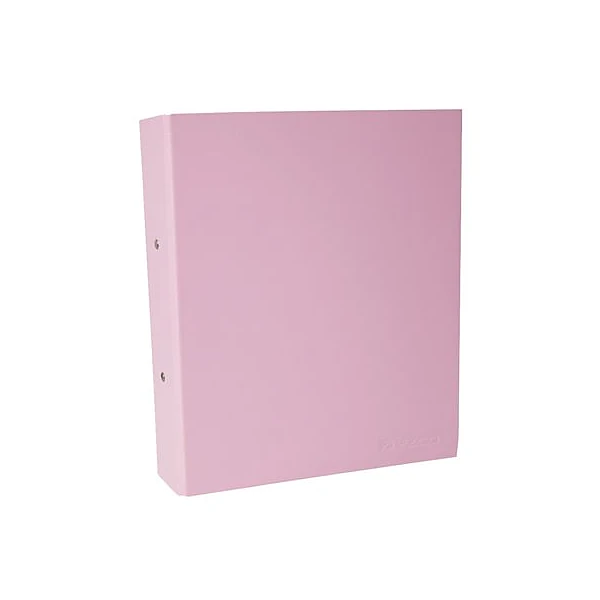 Carpeta a4 2x40 forrada pastel rosa Ezco