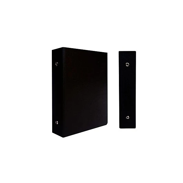 Carpeta esquelita fibra negra fibracap