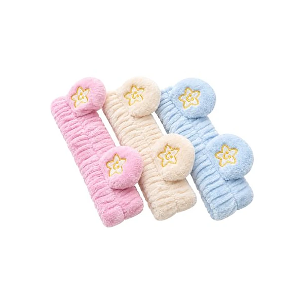 Vincha peluche con orejitas x1 colores surtidos mely