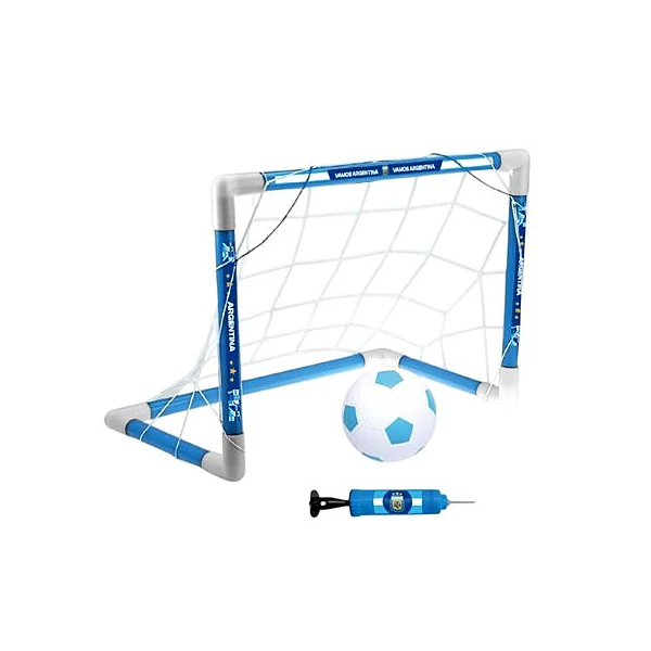 Arco de fútbol con pelota AFA 48x30x30 cm en caja