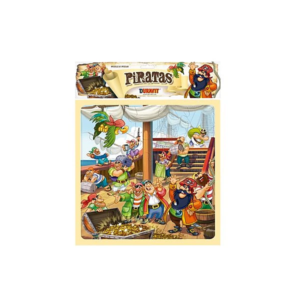 Puzzle piratas Duravit 25pzs 32x32 cm