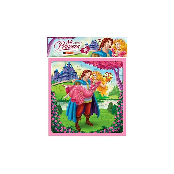 Puzzle mi princesa 32x32 cm 25 pzs Duravit