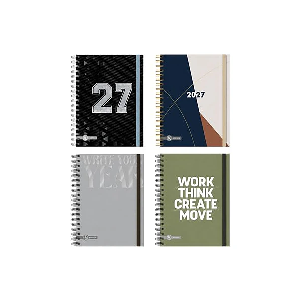 Agenda 2027 15x21 cm semana a la vista uomo 144 paginas ry