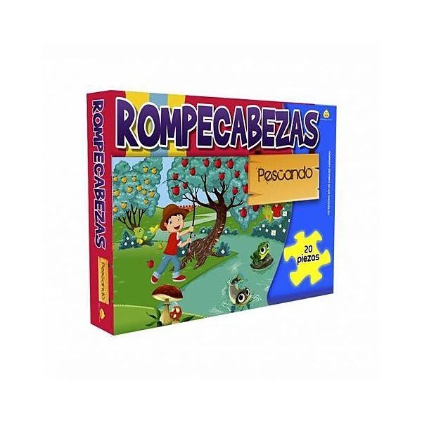 Puzzle pescando 20 piezas 26x19,5x4,5 cm yuyu