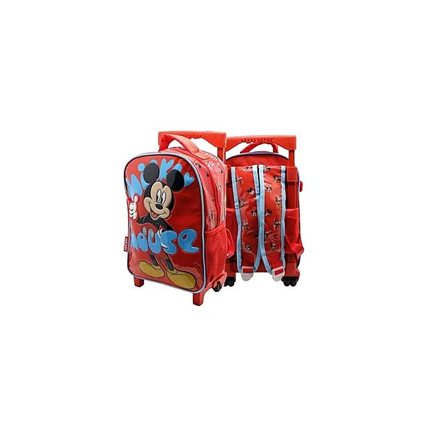Mochila 12" con carro mickey mouse Cresko
