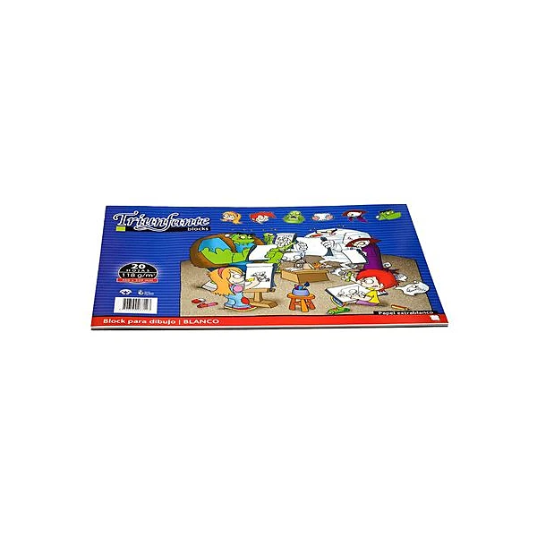 Block de dibujo oficio n.° 5 blanco 20h Triunfante -