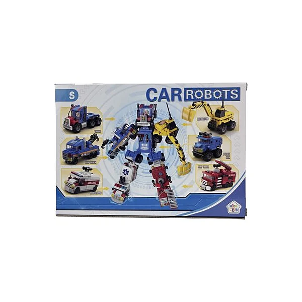 Bloques excavadora robot 86 piezas en caja 21.5x15x4.5 cm
