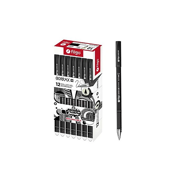 Bolígrafo borrable 0.7 mm borrax se caja x12 unidades Filgo