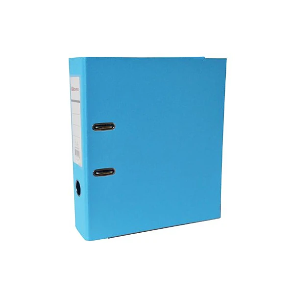Bibliorato a4 pvc lomo ancho 75 mm celeste pastel medoro