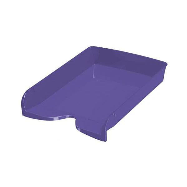 Bandeja 1 piso apilable a4 violeta pastel Pizzini