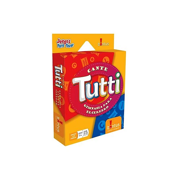 Juego de cartas cante tutti en caja 13.5x18.5 cm