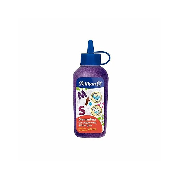 Adhesivo con glitter morado 60cc x1 Pelikan