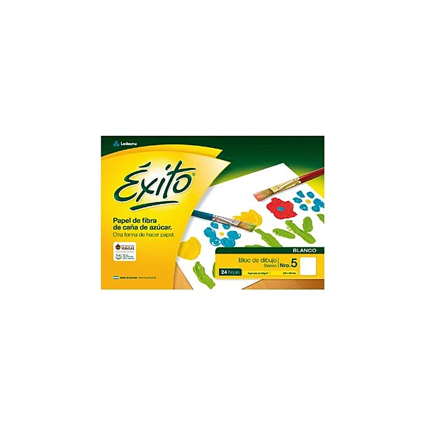 Block de dibujo oficio n.° 5 color 24 hojas exito