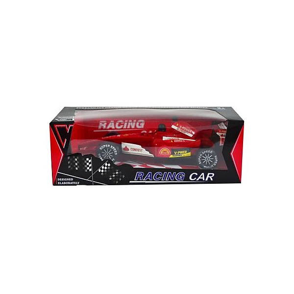 Auto formula 1 a friccion en caja 23x8x8 cm