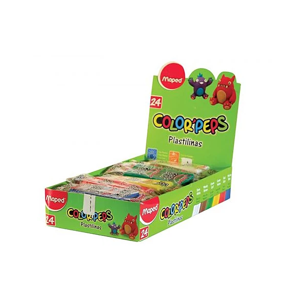 Plastilina color peps caja x24 unidades Maped