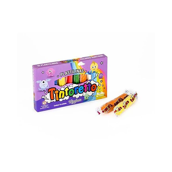 Plastilina 20 g caja x10 unidades Tintoretto