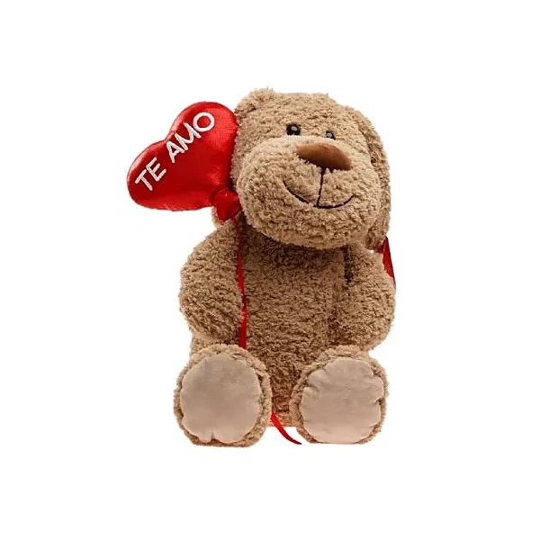 Peluche phi phi toys animales con globo corazón 40 cm