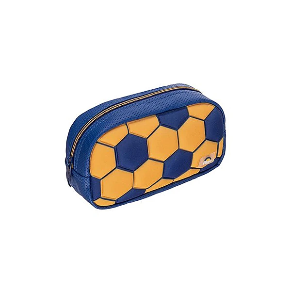 Cartuchera 1 cierre starpak pouch fútbol amarillo/azul Filgo