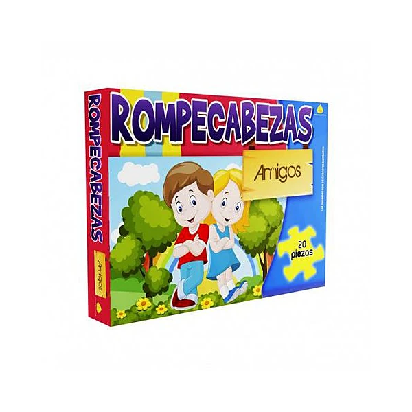 Puzzle amigos 20 piezas 26x19,5x4,5 cm yuyu