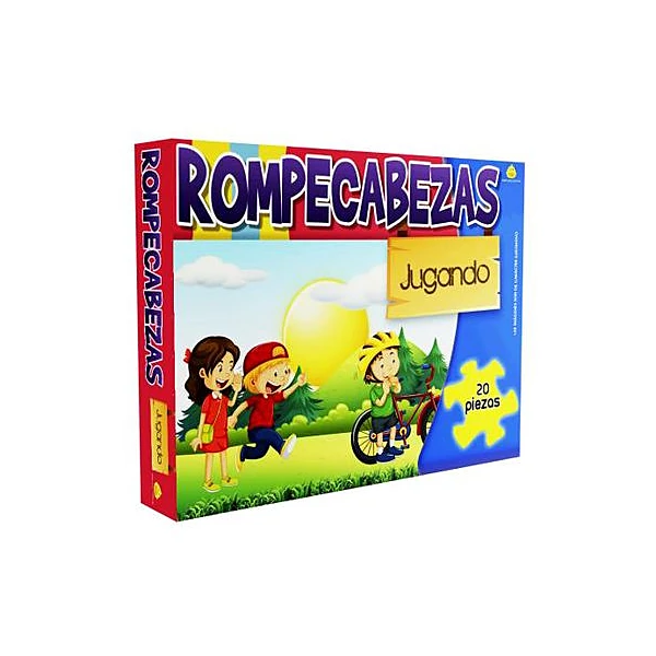 Puzzle jugando 20 piezas 26x19,5x4,5 cm yuyu